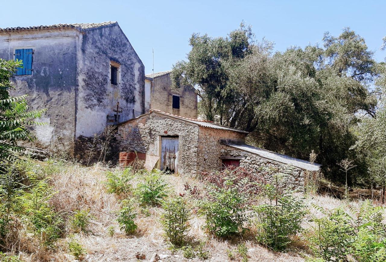 Villa Aspros - traditionell, ruhig und strandnah Liapades Exterior foto